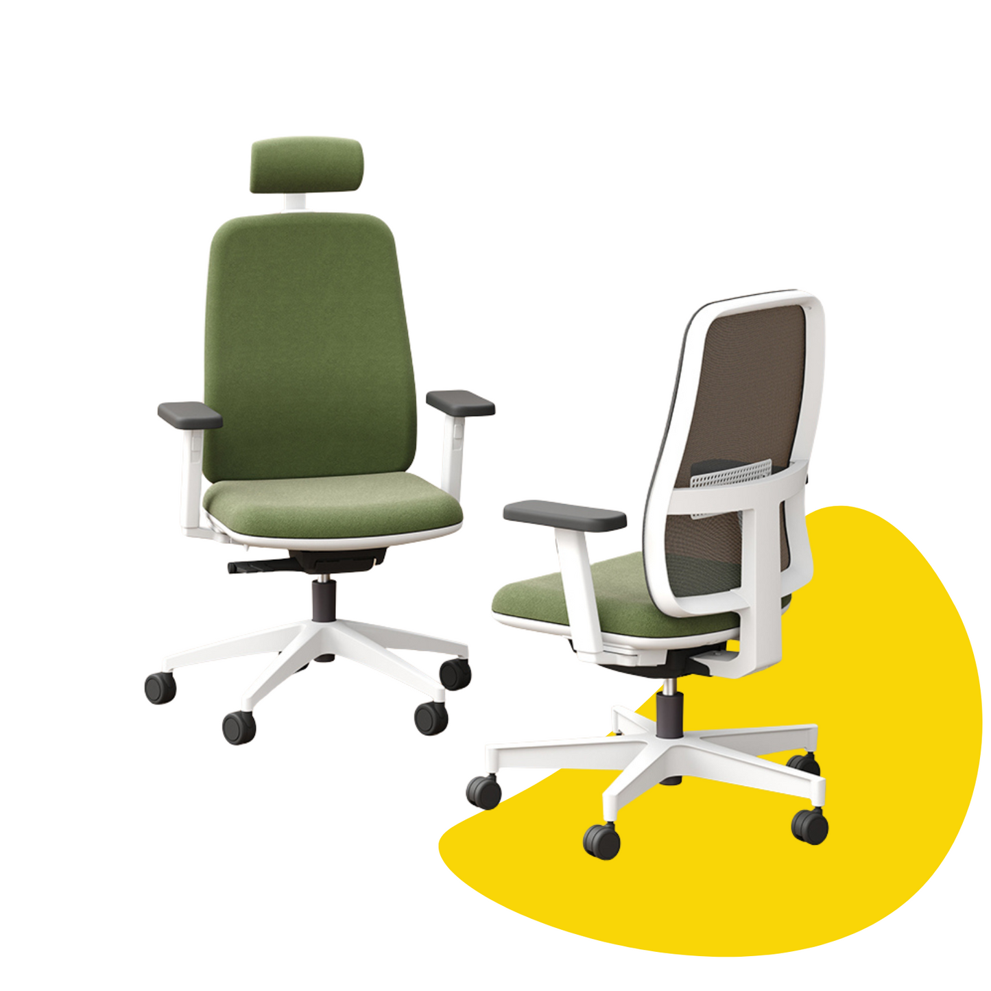 OFFICE CHAIR | UPHOLSTERED SEAT & BACK