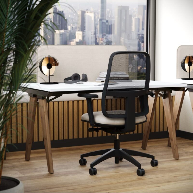 Torva Timber Frame Desk